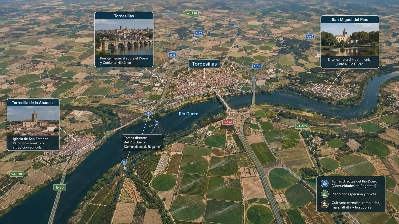 Tordesillas y el río Duero